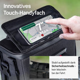 KLICKFix Lenkertasche mit Handyhalterung – KLICKFix Lenkertasche für E-Bike | Schwarz