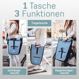 Fahrrad Gepäckträgertaschen mit Laptop Gurt