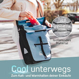 Fahrrad Gepäckträgertaschen mit herausnehmbarer Kühltasche
