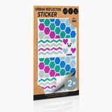 Fahrradaufkleber bunt für Kinder