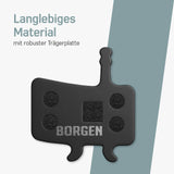 Langlebige Avid BB7 Bremsbeläge und Avid Juicy 3 Bremsbeläge