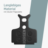 Langlebige Formula Bremsbeläge RX, Cura Bremsbeläge