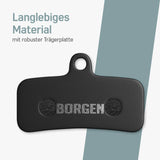 Langlebige Shimano BR MT420 Bremsbeläge