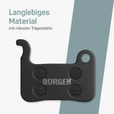 Langlebige Shimano XTR Bremsbeläge für br m975, br m966 und br m965 Bremsbeläge