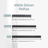 Fahrradhalterung Wand Holz – Schwarz