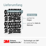 reflektierender Fahrradaufkleber