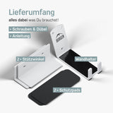 Pedal Wandhalterung in weiß