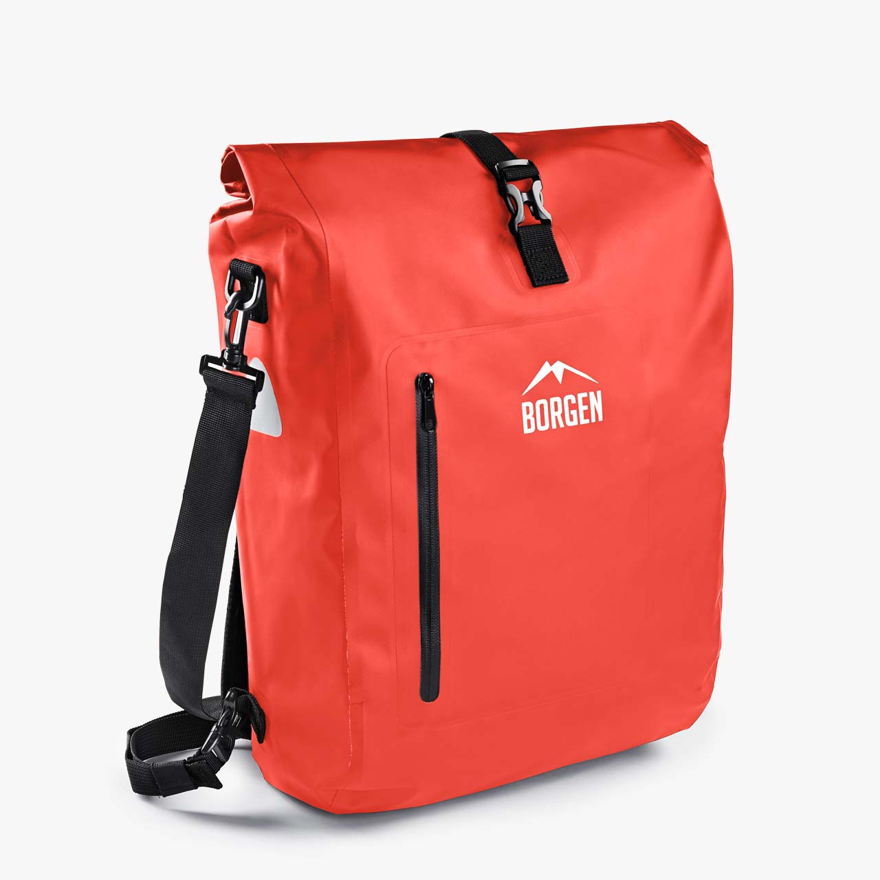 Gepäckträgertasche Fahrrad – Fahrradrucksack rot