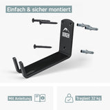 Fahrrad aufhängen in schwarz