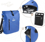 Fahrradtasche Gepäckträger in blau