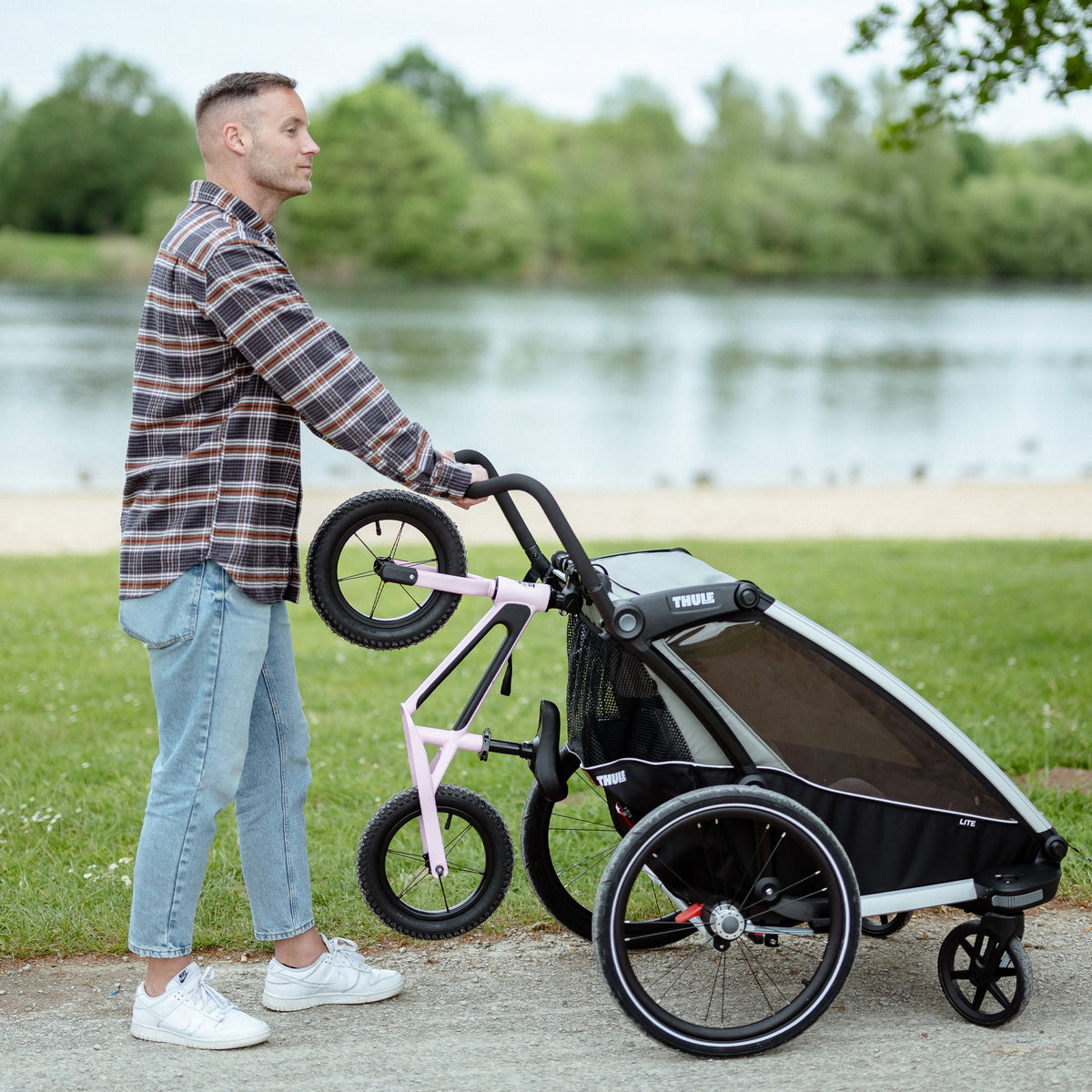 Borgen Clips für Thule Anhänger » Für Laufrad und Kinderfahrrad –  forriders.de