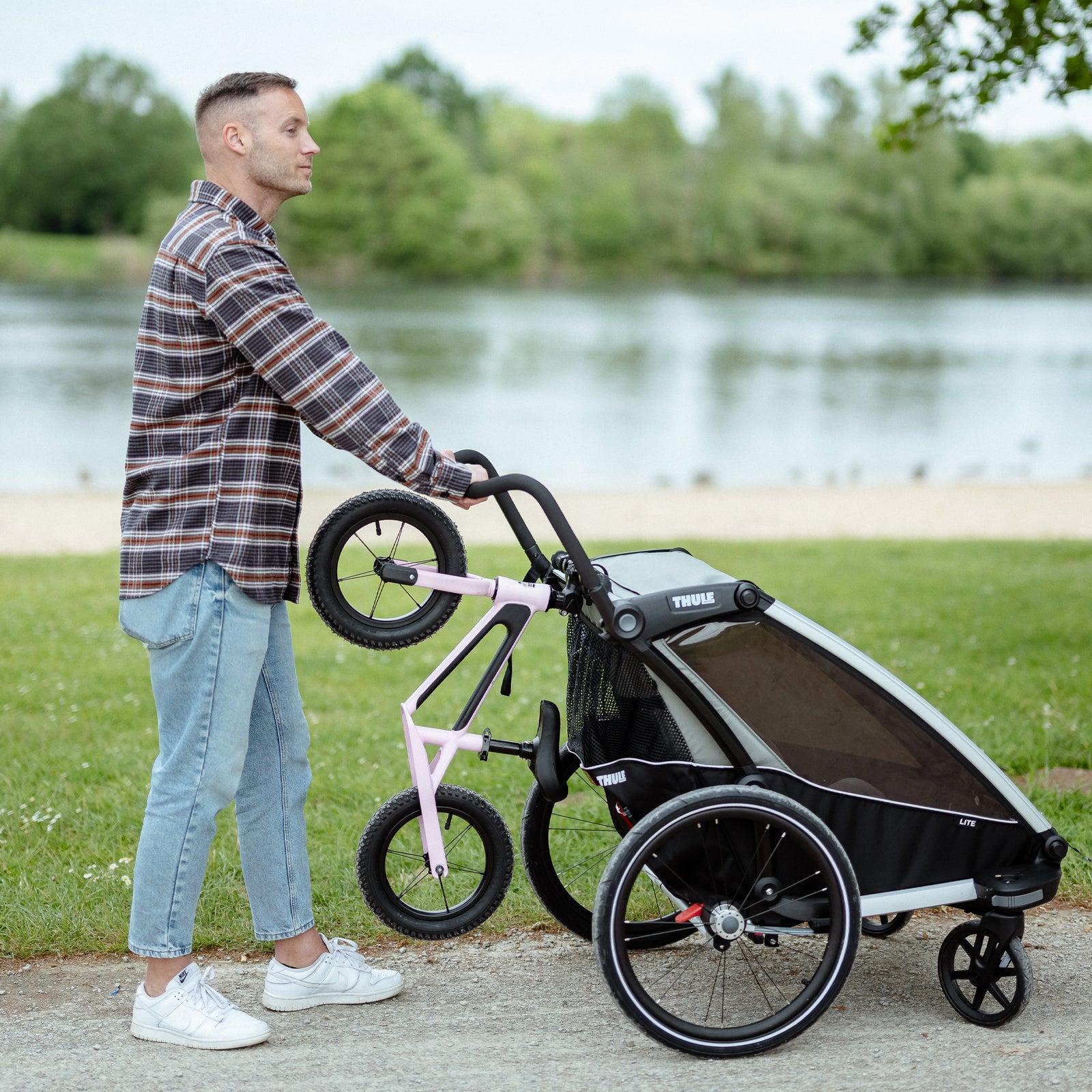 Borgen Clips für Thule Anhänger » Für Laufrad und Kinderfahrrad –  forriders.de