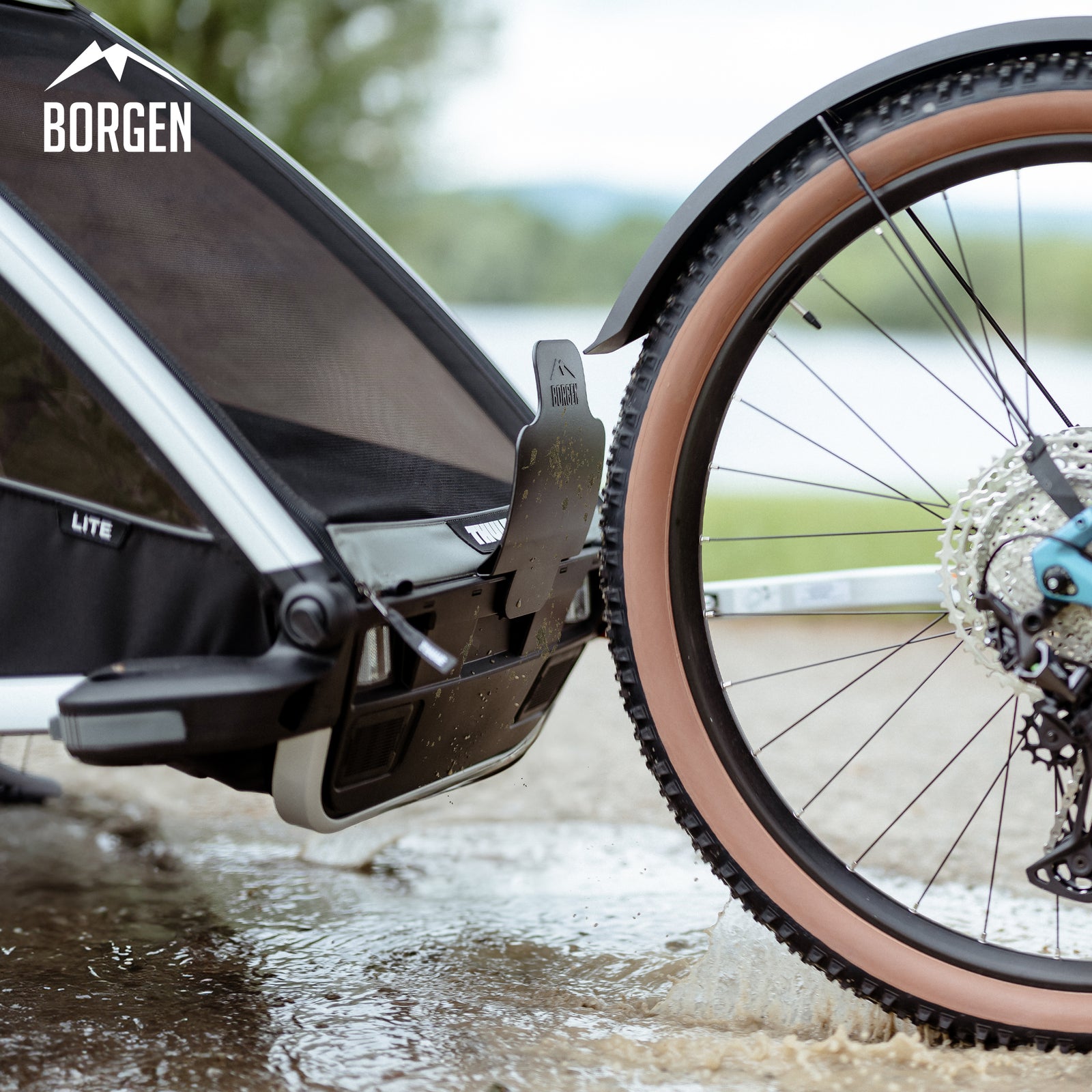 spritzschutz fahrradanhänger Borgen Spritzschutz für Thule Chariot Fahrradanhänger – forriders.de