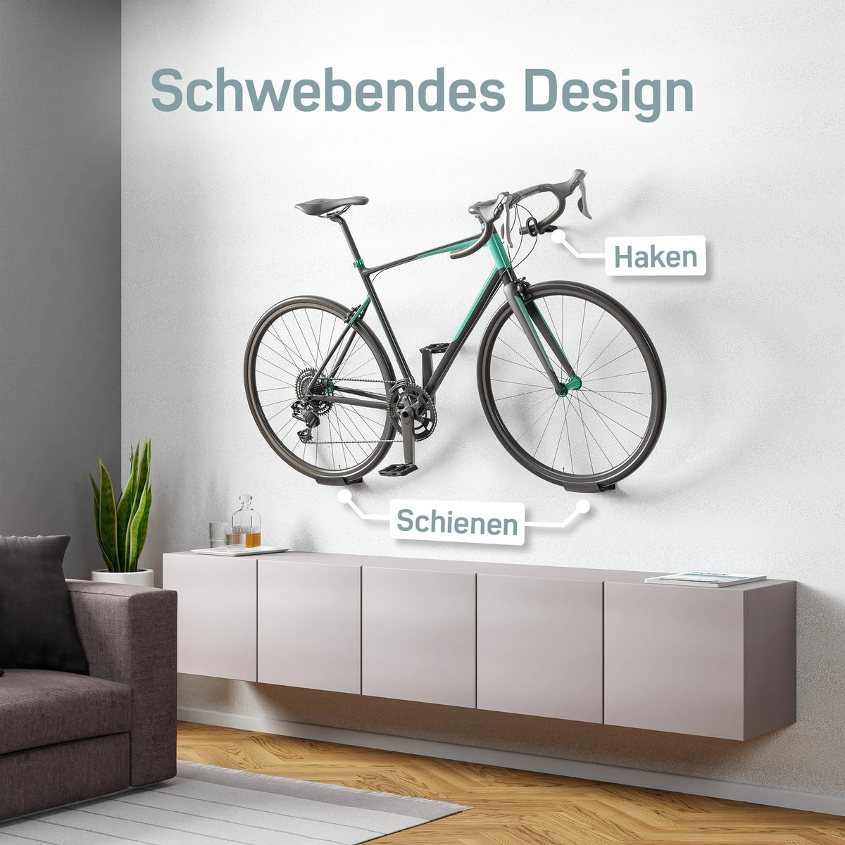 Fahrradhalterung Wand – Wandhalterung für Rennrad & Gravel