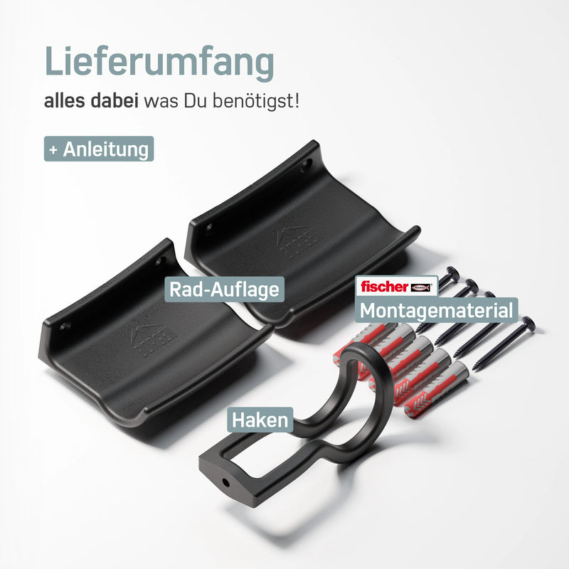 fahrrad wandhalterung waagerecht Rennrad Fahrradaufhängung Wand