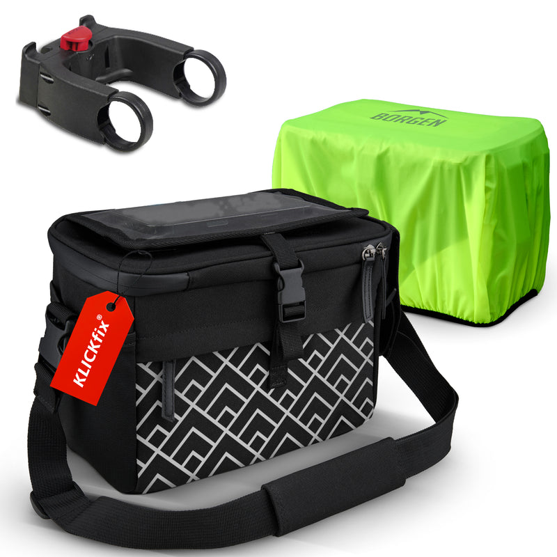 lenkertasche mit handyhalter Borgen Lenkertasche mit Handyhalterung – Lenkertasche mit KLICKFix Hal – forriders.de