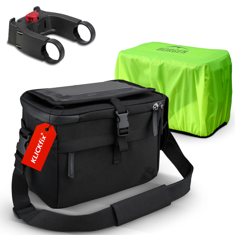 Borgen Lenkertasche mit Handyhalterung – Lenkertasche mit KLICKFix  Halterung