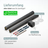 Fahrradhalterung Wand Holz – Schwarz