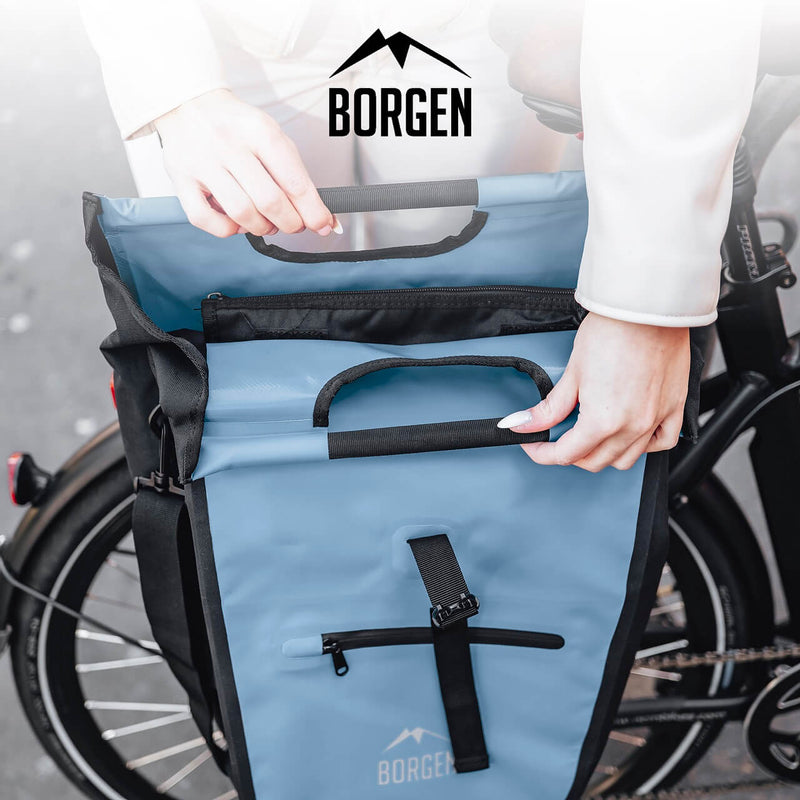 Borgen Fahrradtaschen Gepäckträger E Bike für hinten