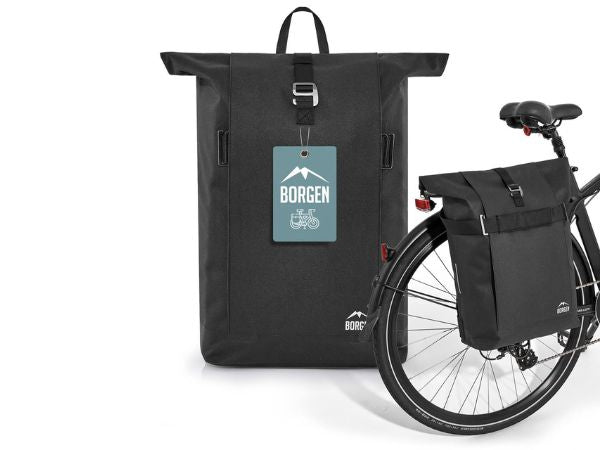 Fahrradrucksack Gepäckträger » Wasserfest & 3in1