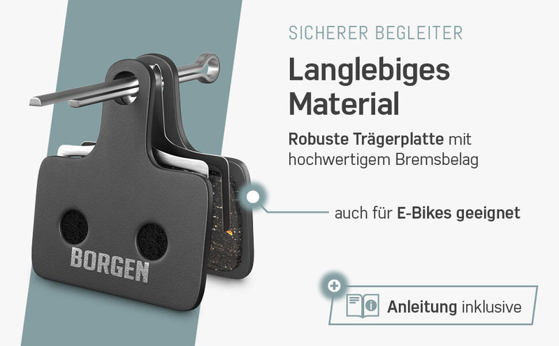 BR RX400 Bremsbeläge aus langlebigem Material