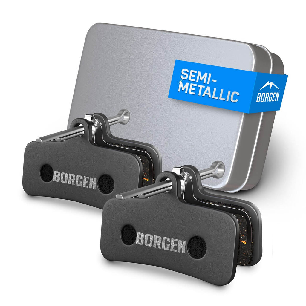 Bremsbeläge (Resin) für Shimano D03S - Saint BR-M810, ZEE, SLX BR-M7120, XT8020 – für Fahrrad Scheibenbremsen | BORGEN