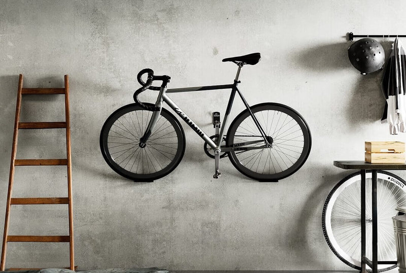 Fahrrad aufbewahren mit Luftdruck