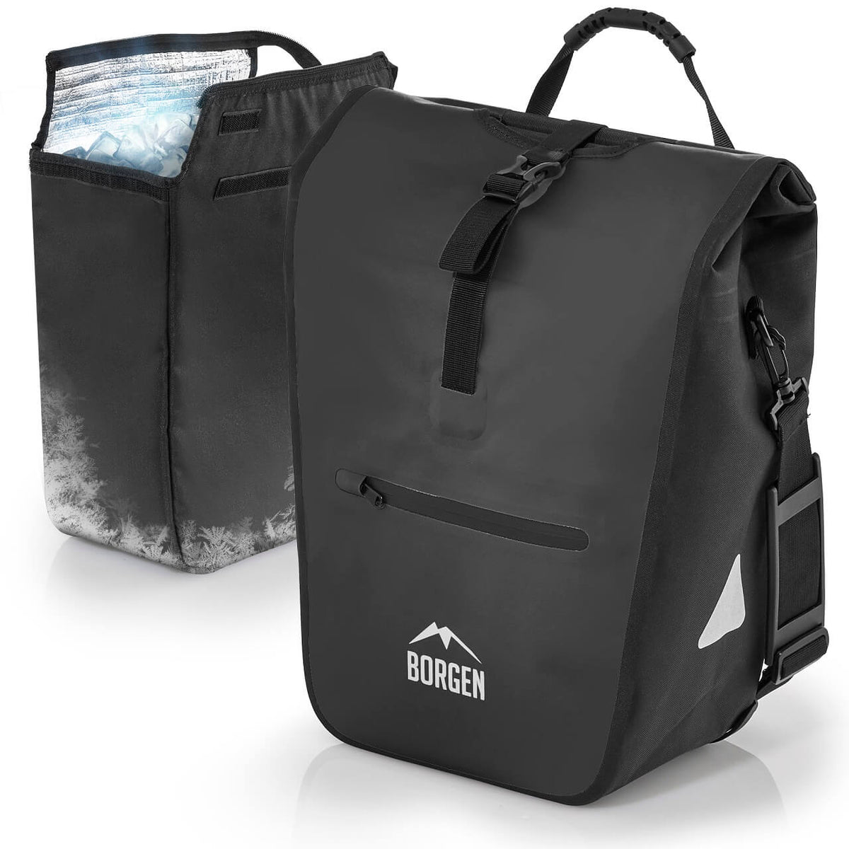 stylische fahrradtasche E-Bike » Fahrrad Umhängetasche – Frische Minze einfrieren und lock on Größe:EU44|US10 3/4