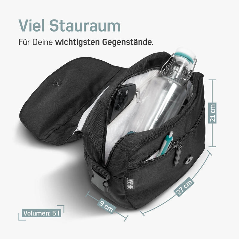 Fahrradtasche vorne mit viel Stauraum