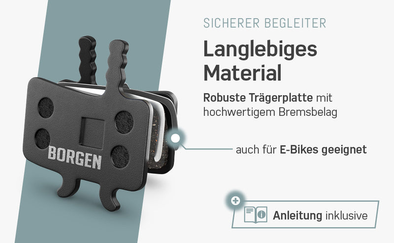 Avid BB7 Bremsbeläge aus langlebigem Material
