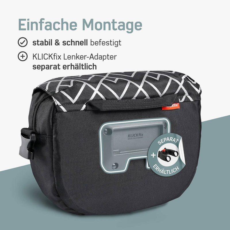 halterung für fahrradtasche vorne Fahrrad Lenkertasche KLICKfix » Platz & Komfort