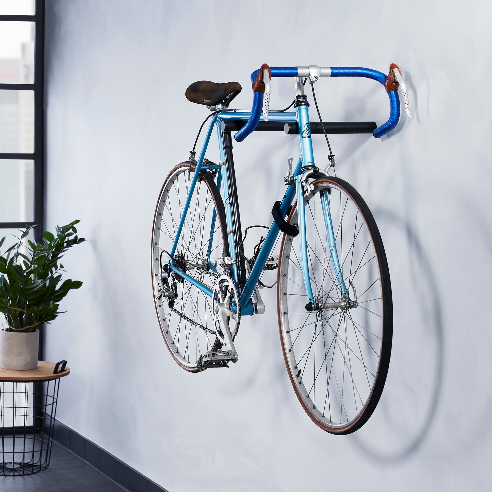 Fahrradhalterung Wand Holz