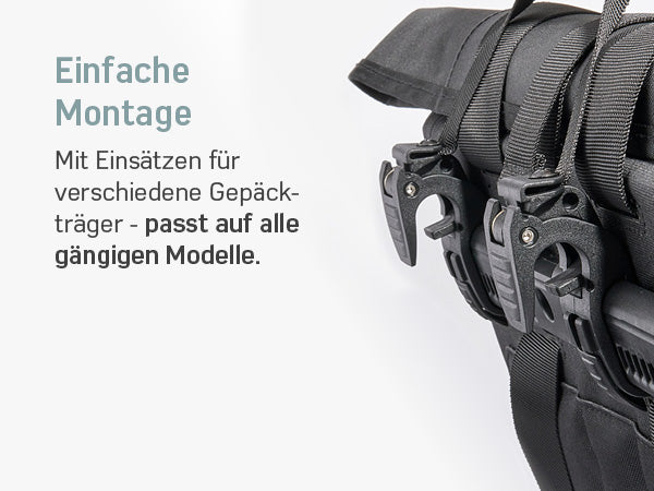 Einfache Montage Fahrradrucksack Borgen