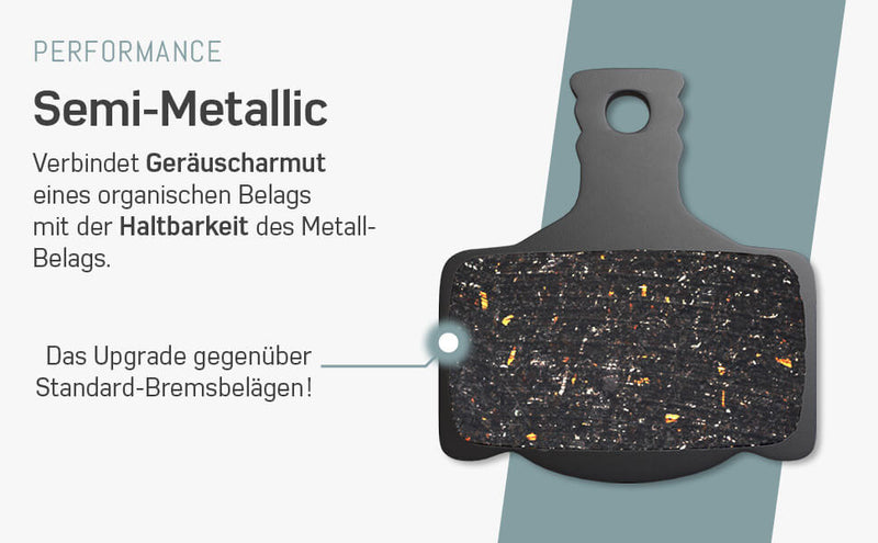 4er Set Fahrrad Bremsbeläge für Magura MT2 MT4 MT6 MT8 MTS Scheibenbremse