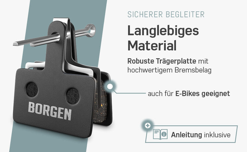 Shimano Bremsbeläge B01S aus langlebigem Material