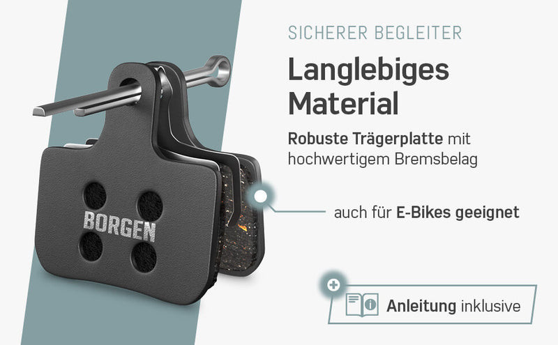 SRAM Level T Bremsbeläge aus langlebigem Material