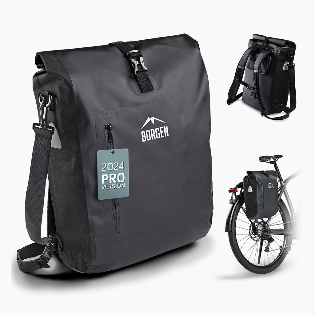 Borgen Fahrradtasche für Gepäckträger I 25 L