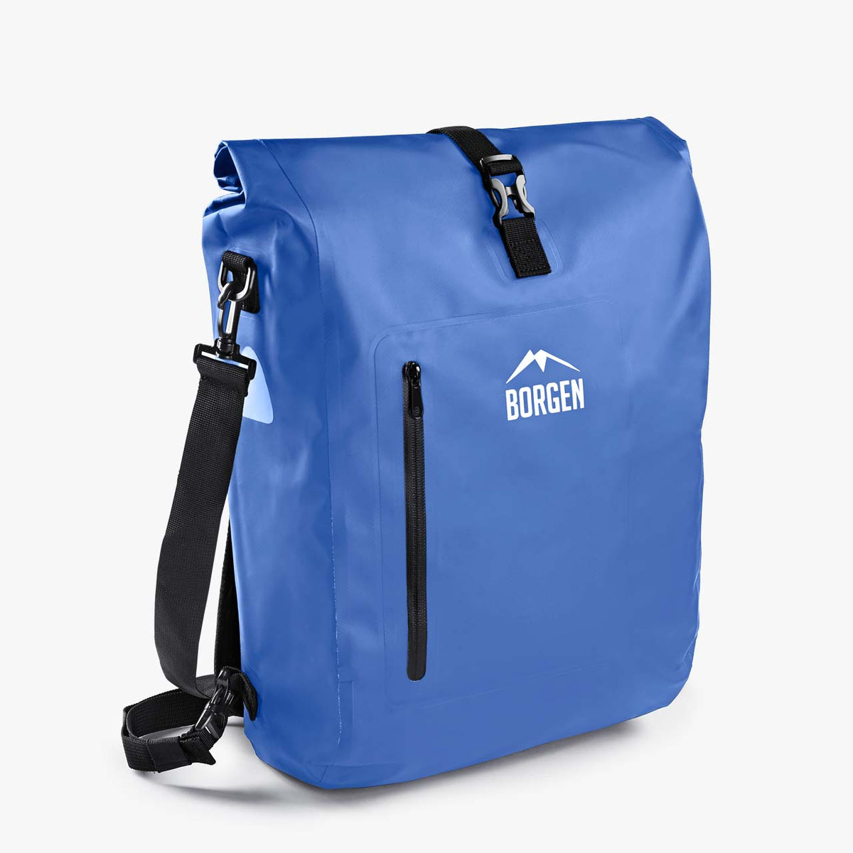 Fahrradtasche Gepäckträger – Fahrradrucksack blau –
