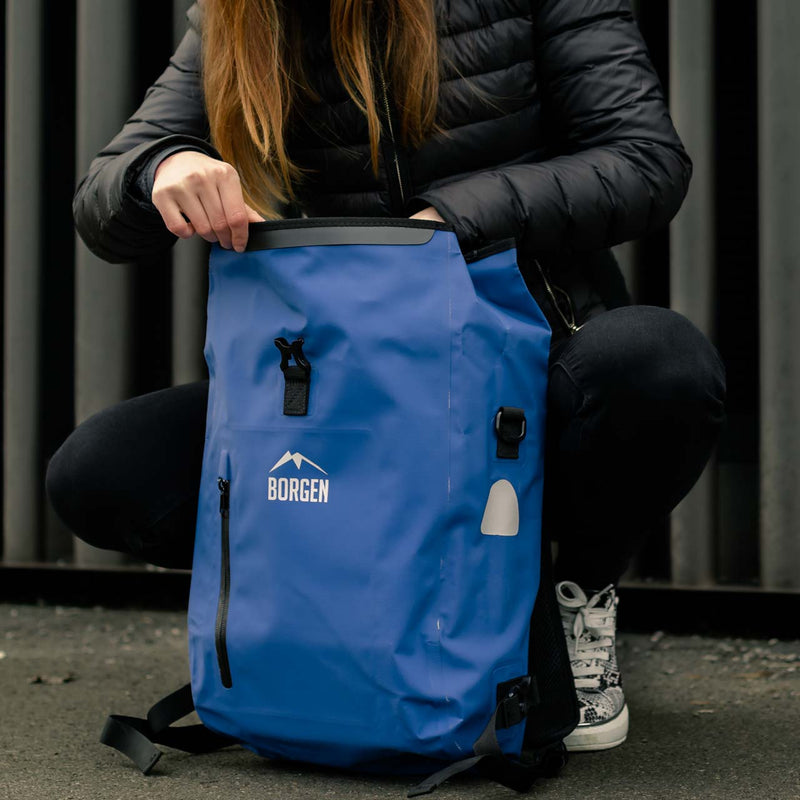 borgen fahrradtasche für gepäckträger 3in1 Fahrradtasche Gepäckträger – Fahrradrucksack blau – forriders.de