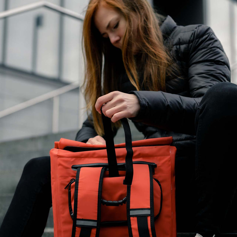 fahrradtasche gepäckträger rot Gepäckträgertasche Fahrrad – Fahrradrucksack rot – forriders.de