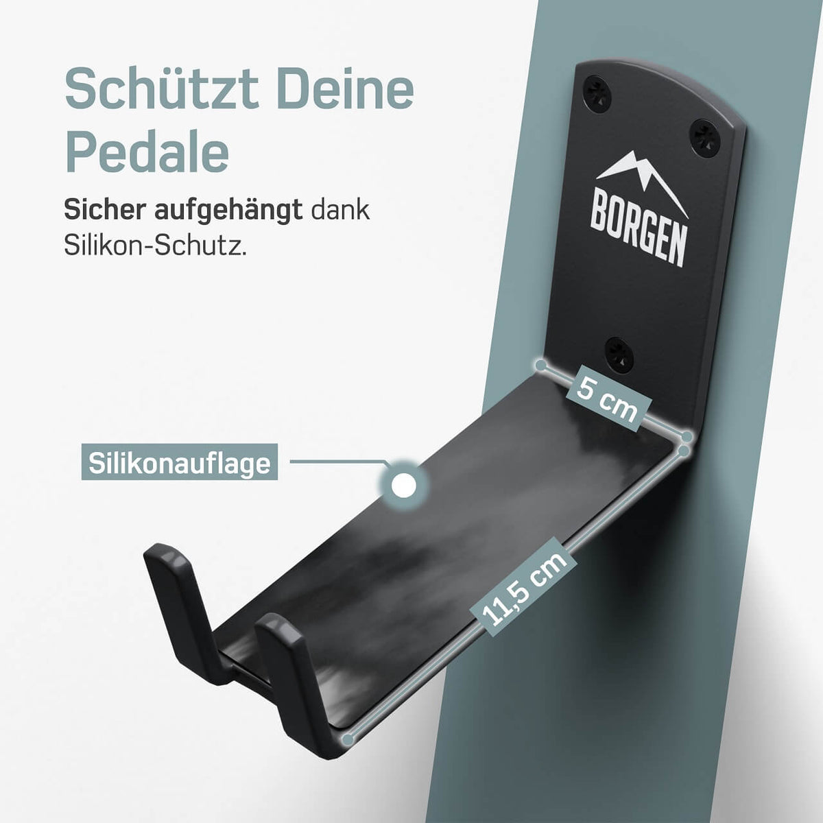 borgen fahrrad wandhalterung pedalaufhängung Fahrrad Wandhalterung Pedal