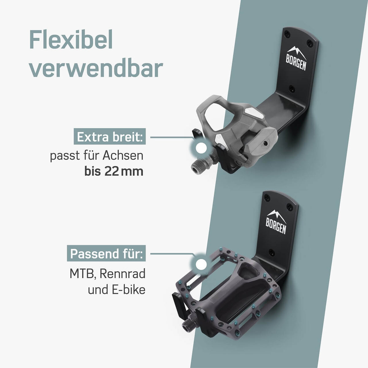 Fahrrad Wandhalterung Pedal
