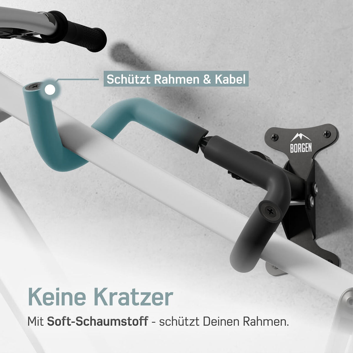 fahrradlenker klappbar Rahmen Fahrradaufhängung Wand