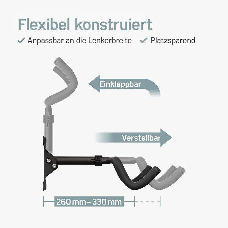 fahrradständer wandmontage klappbar Rahmen Fahrradaufhängung Wand