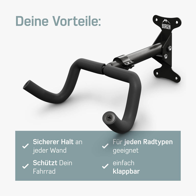 fahrradständer wand klappbar Rahmen Fahrradaufhängung Wand