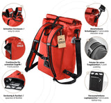 Gepäckträgertasche Fahrrad in rot