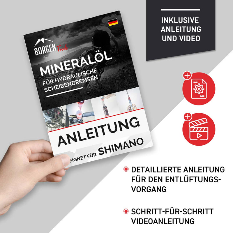 Borgen Mineralöl – geeignet für Shimano Bremsen