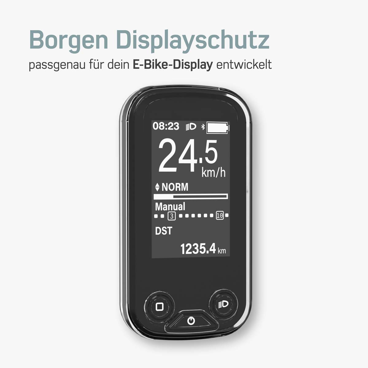 regenschutz für fahrradcomputer E-Bike Displayschutz – Schutzhülle für Shimano Steps SC-E-6100 –  forriders.de