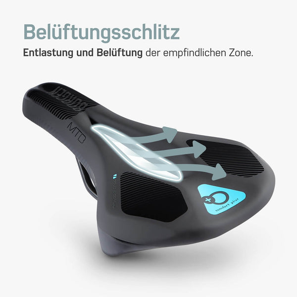 Trekkingsattel Herren ergonomischer Fahrradsattel